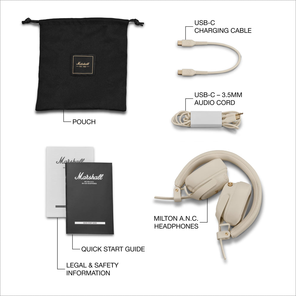 Milton ANC Wireless On-Ear Headphone