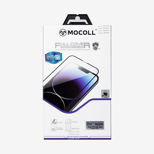 Discount on Mocoll  shoes - SKU: 2.5d Full Cover 2nd Gen Anti-Bacterial Tempered Glass Screen Protector For Iphone 15 Series - Black 