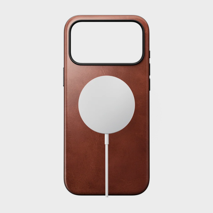 Modern Leather Horween Case MagSafe for iPhone 18 Pro Max