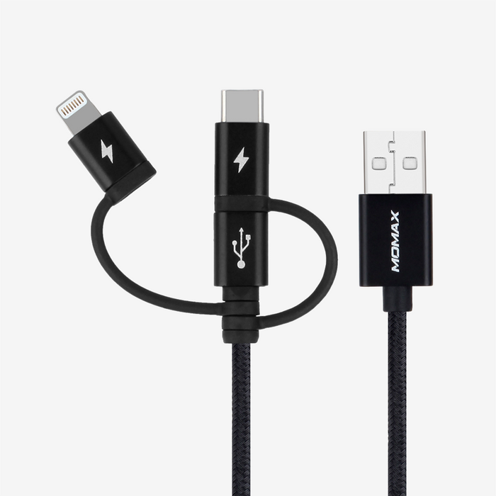 OneLink 3-in-1 (USB-A to Micro/Lightning/Type C)