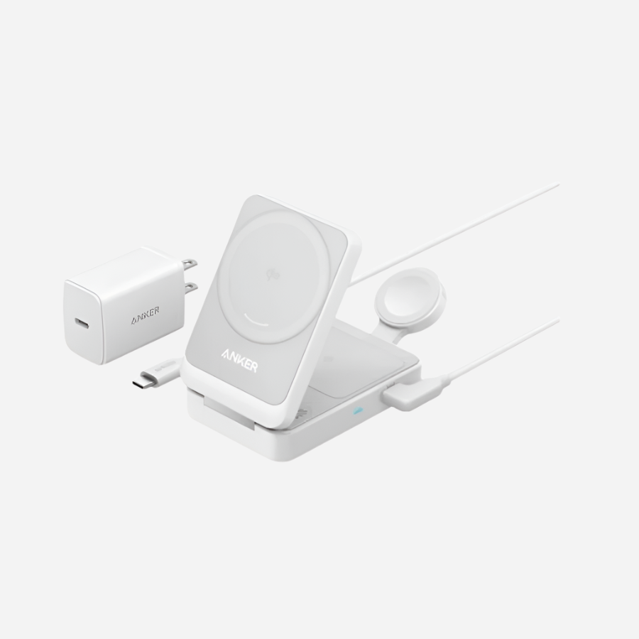 MagGo Wireless Charging Station Foldable 3-in-1