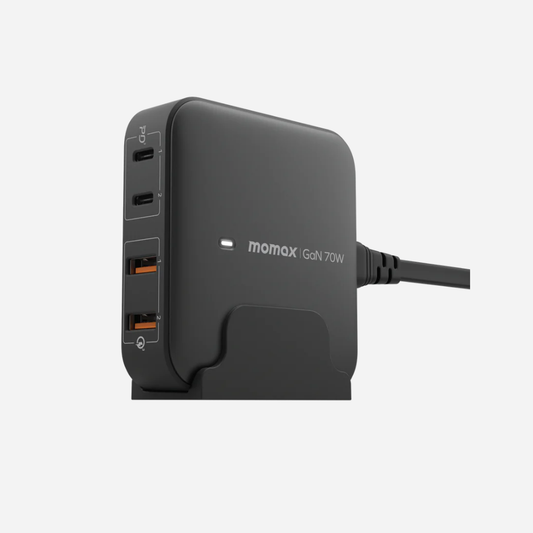 Discount on Momax  shoes - SKU: Oneplug 4 Port Desktop Gan Charger 70w - Pink
