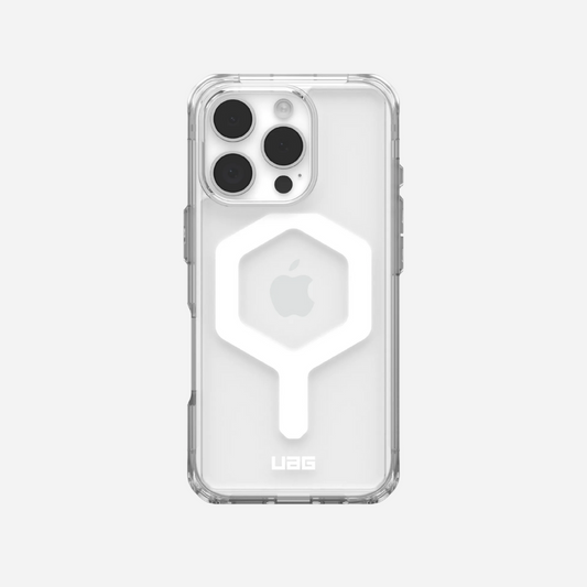Discount on Uag  shoes - SKU: Plyo Magsafe Case For Iphone 16 Series - Ice Silver / 16 Pro Max