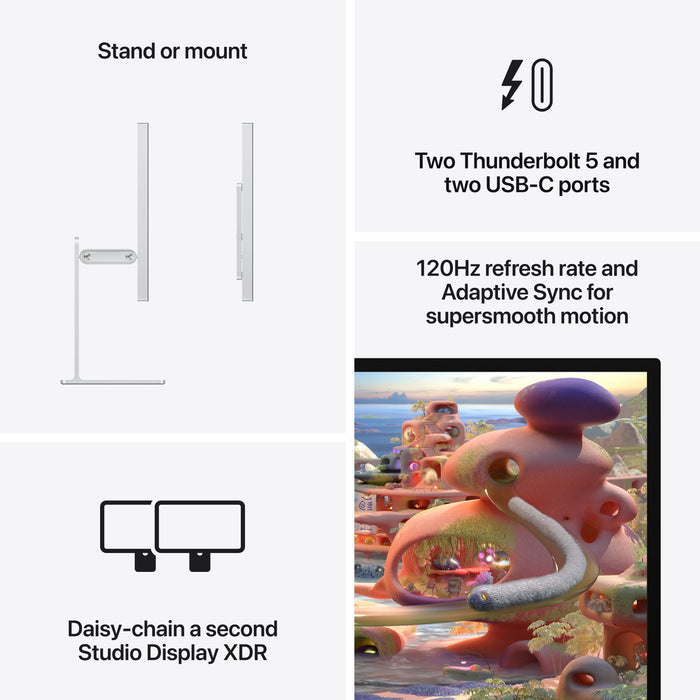 Studio Display XDR Standard Glass Tilt- and height-adjustable Stand