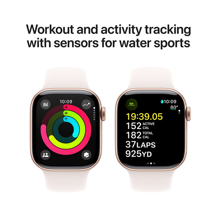 Watch Series 10 GPS + Cellular Aluminium Case Sport Band
