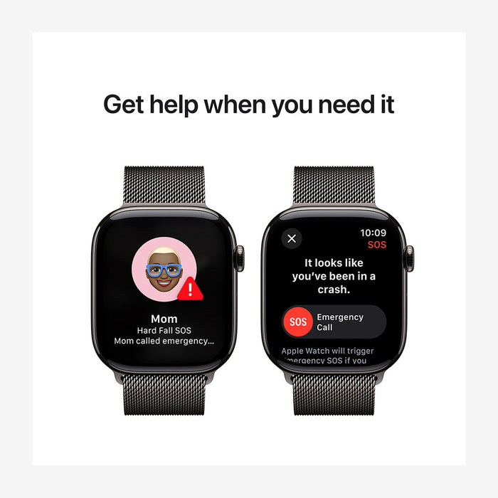 Watch Series 10 GPS + Cellular Titanium Case Milanese Loop