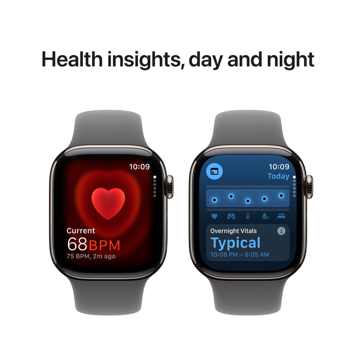 Watch Series 10 GPS + Cellular Titanium Case Sport Band