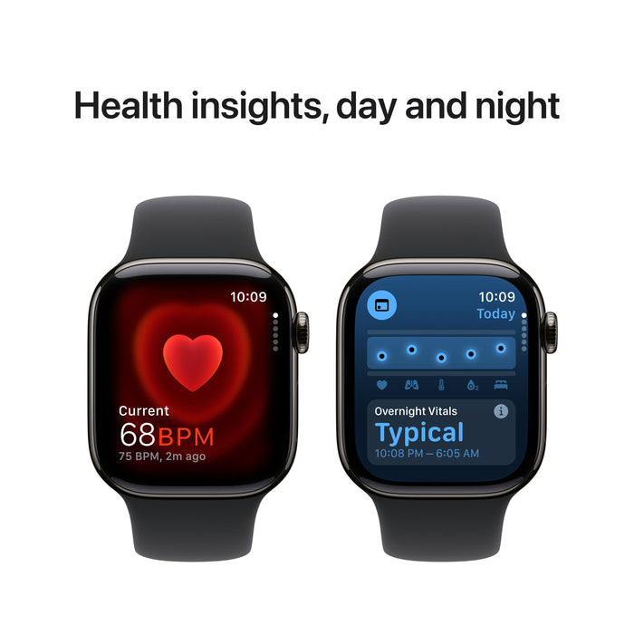 Watch Series 10 GPS + Cellular Titanium Case Sport Band