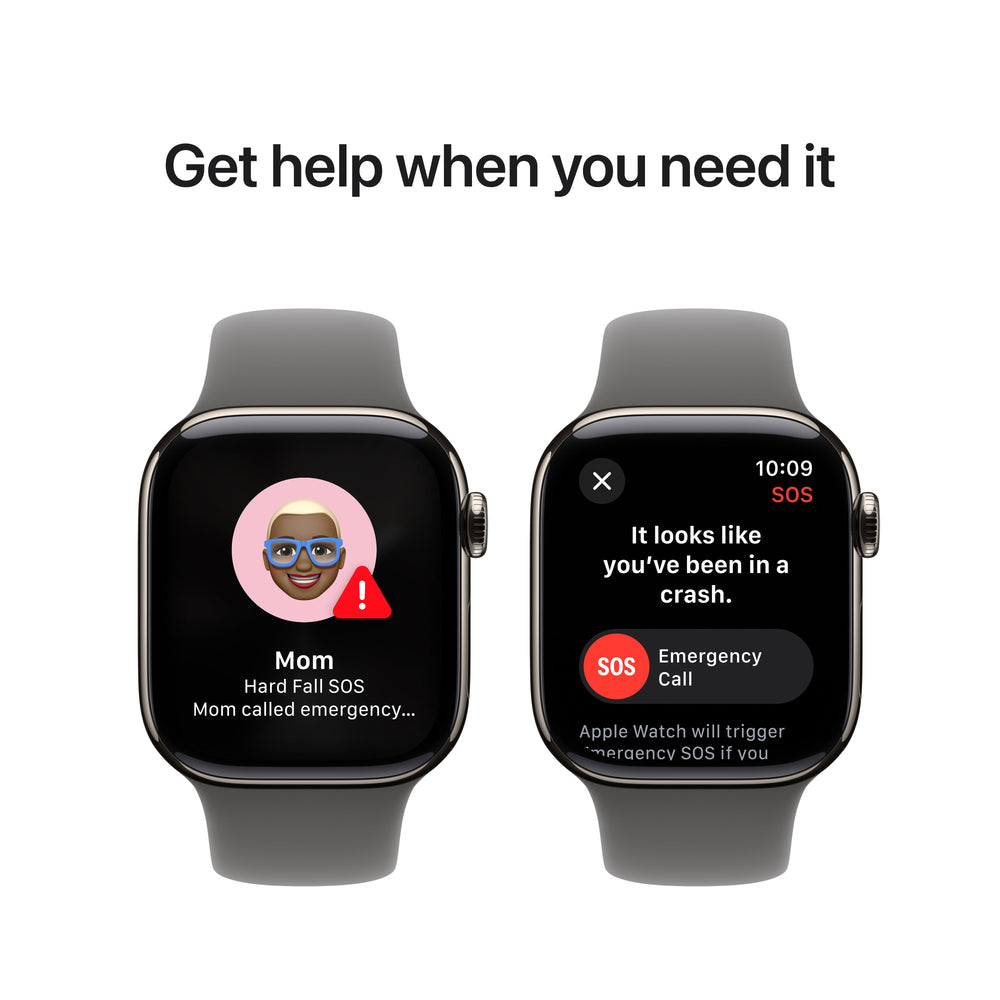 Watch Series 10 GPS + Cellular Titanium Case Sport Band