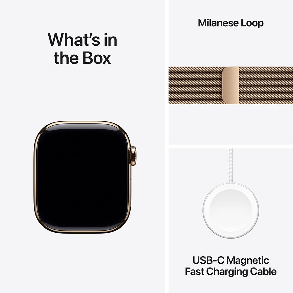 [PRE-ORDER] Watch Series 11 GPS + Cellular Titanium Case Milanese Loop