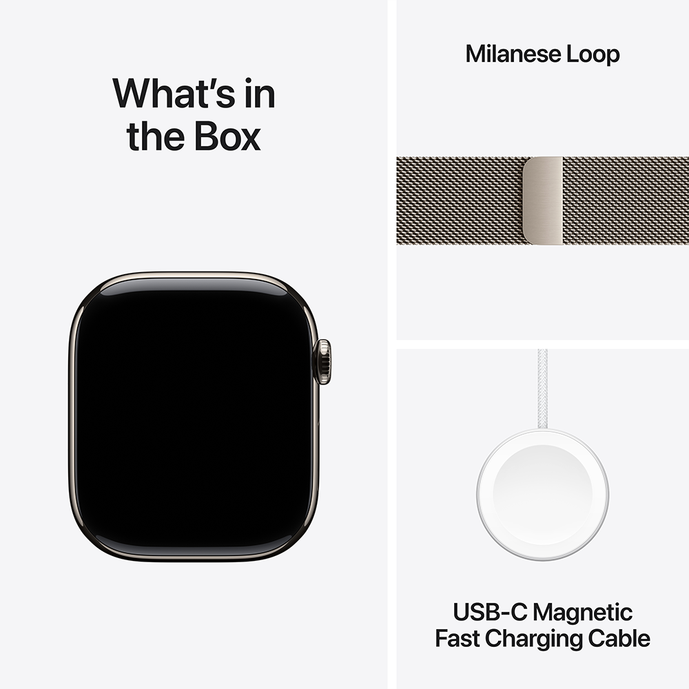 [PRE-ORDER] Watch Series 11 GPS + Cellular Titanium Case Milanese Loop