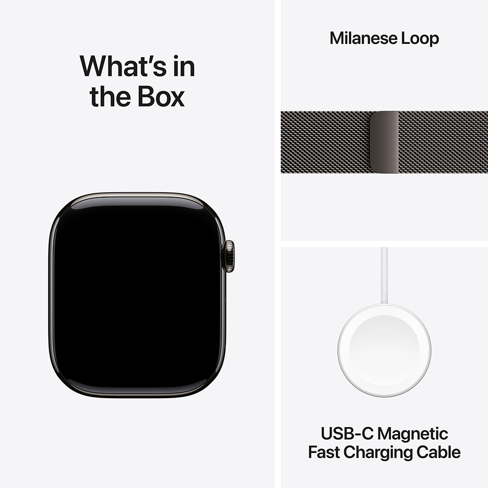 [PRE-ORDER] Watch Series 11 GPS + Cellular Titanium Case Milanese Loop