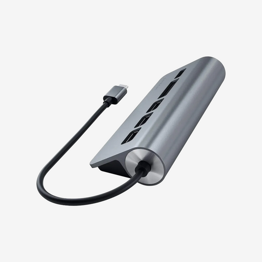 Type-C Aluminum USB Hub & Card Reader