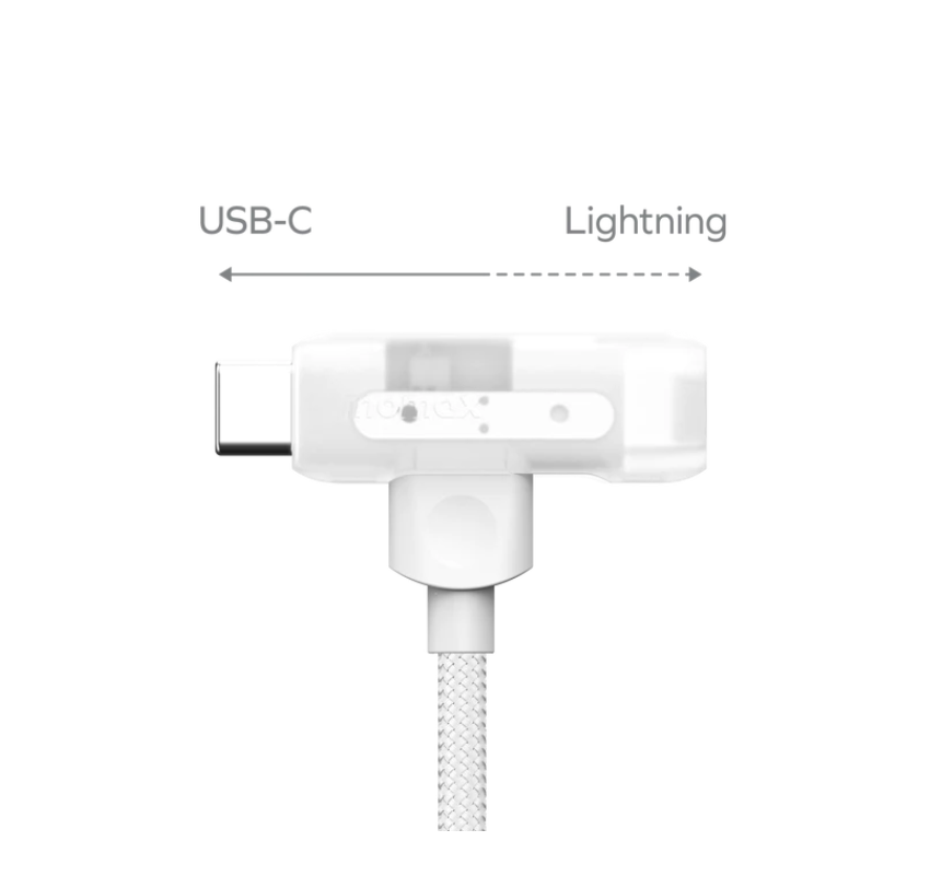 1-Link Flow Duo 2-in-1 USB-C to Lightning Cable