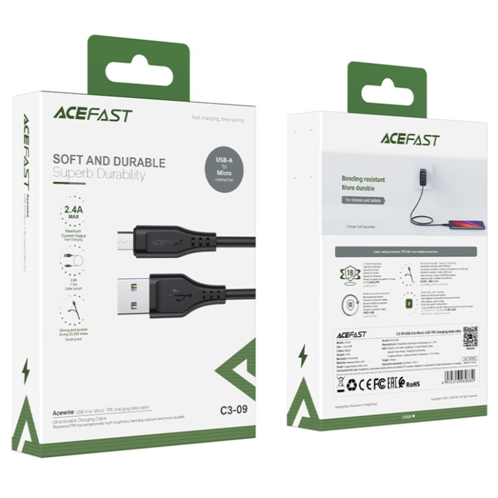 Acewire C3-09 USB-A to MUSB Cable