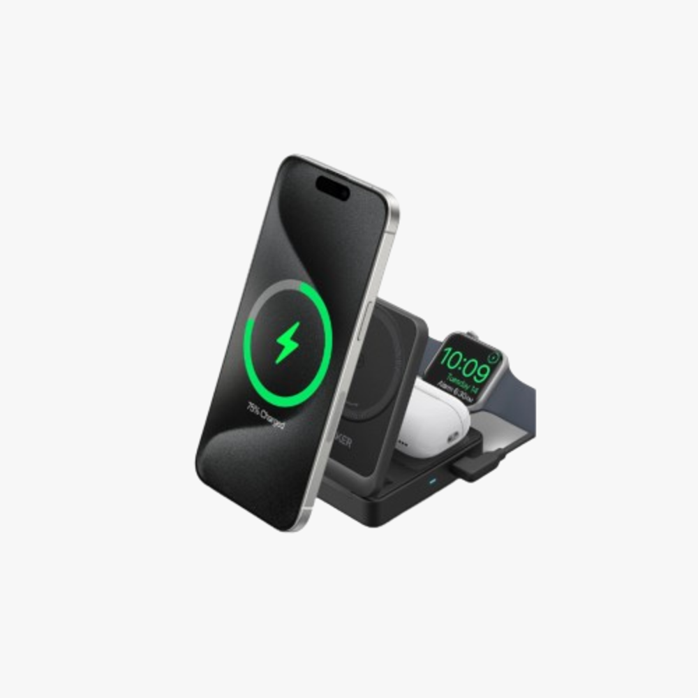 MagGo Wireless Charging Station Foldable 3-in-1