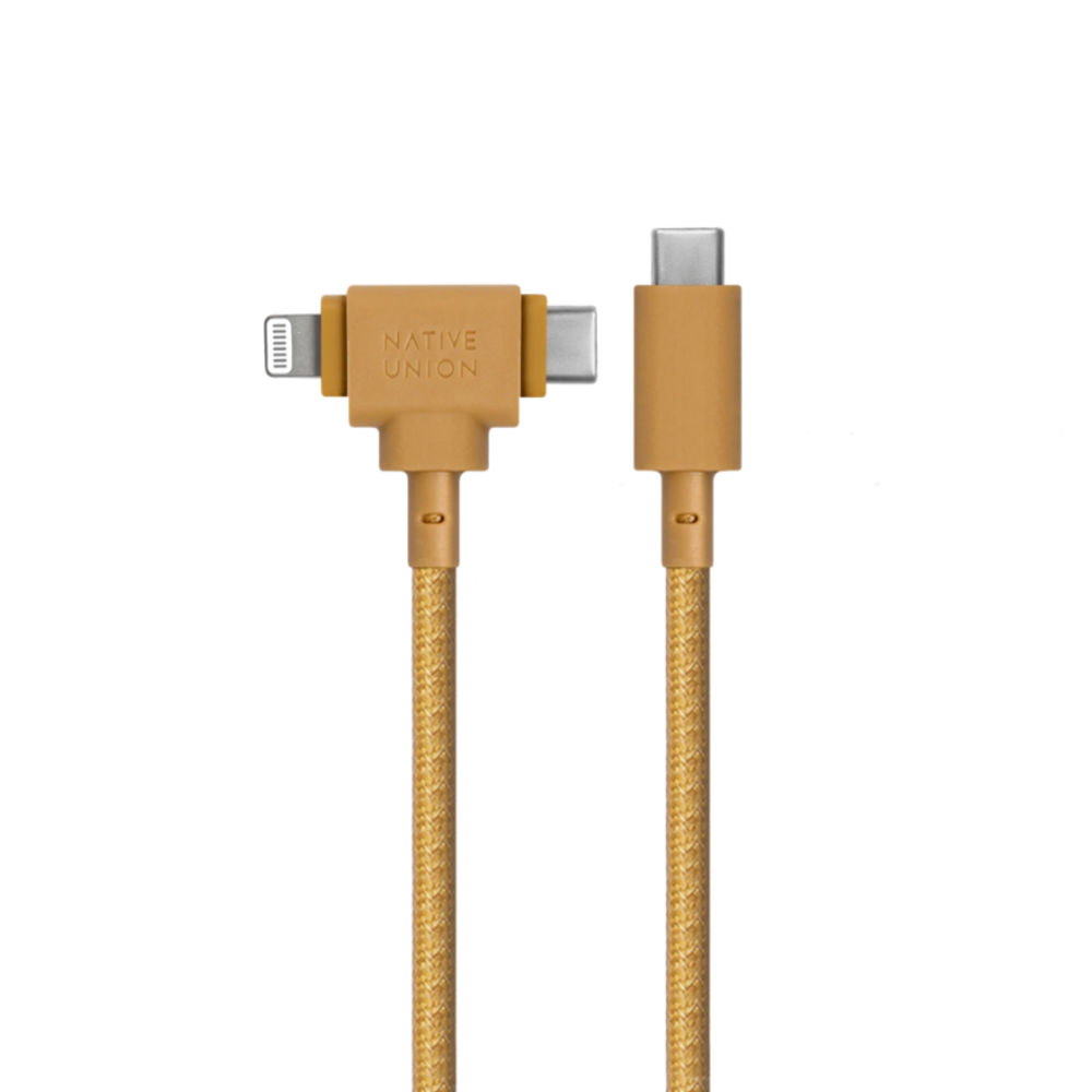 Belt Cable Duo USB-C to USB-C & Lightning