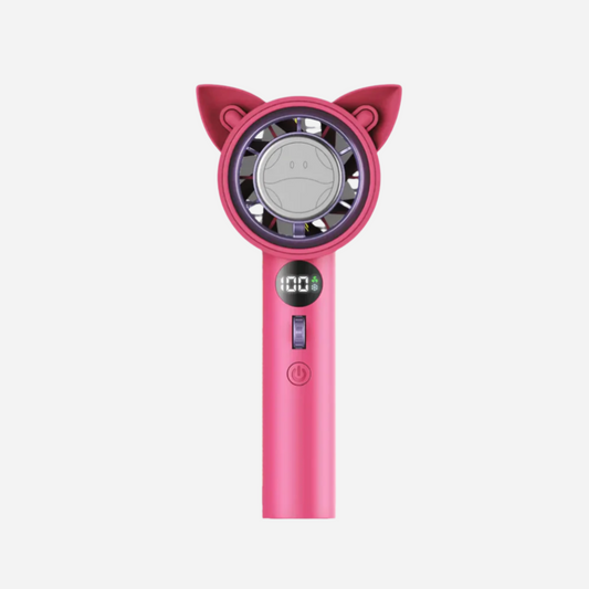 1-Go Portable Icy Cooling Fan 4500mAh - Pink