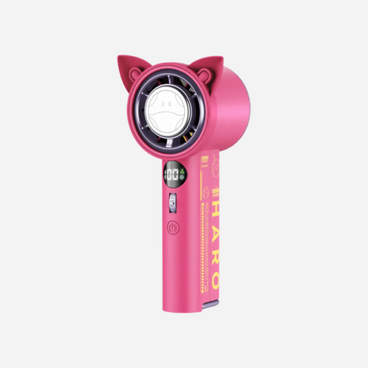 1-Go Portable Icy Cooling Fan 4500mAh - Pink