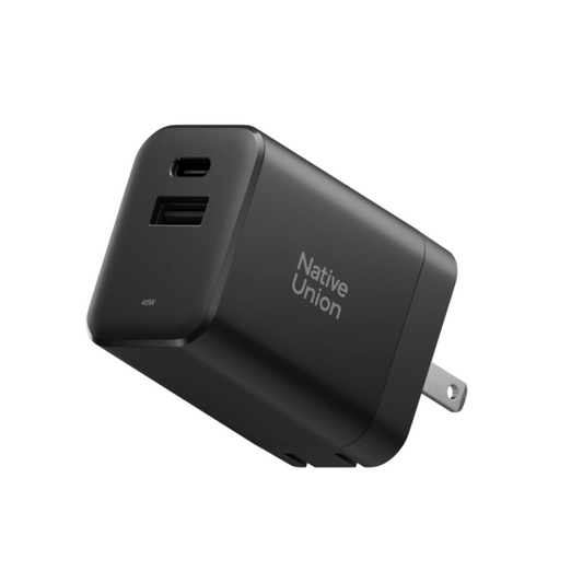 Fast Gan Charger PD 45W 1-USB A to 1-USB C