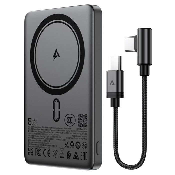 PWRUP M35 Wireless CCC with Cable PD22.5W 5000mAh