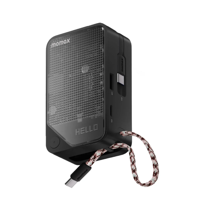 1-Power X⁺ 10000mAh Battery Pack with Dual Built-In USB-C Cables