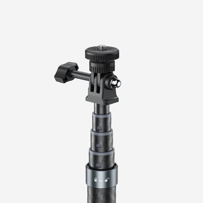 E38 Carbon Fiber Selfie Stick 1.2M - Black