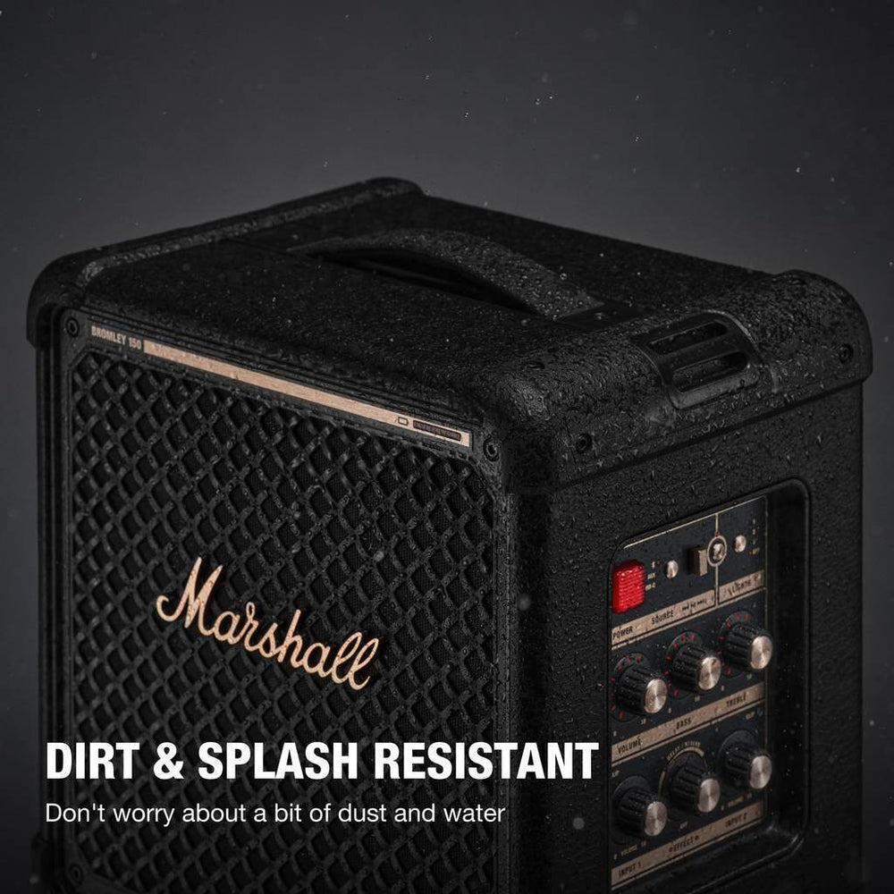 Bromley 150 Home Speaker - Black and Brass