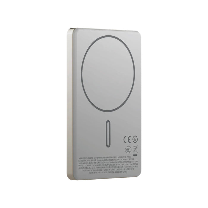 1-Power Pass Wireless Powerbank 5000mAh - Titanium