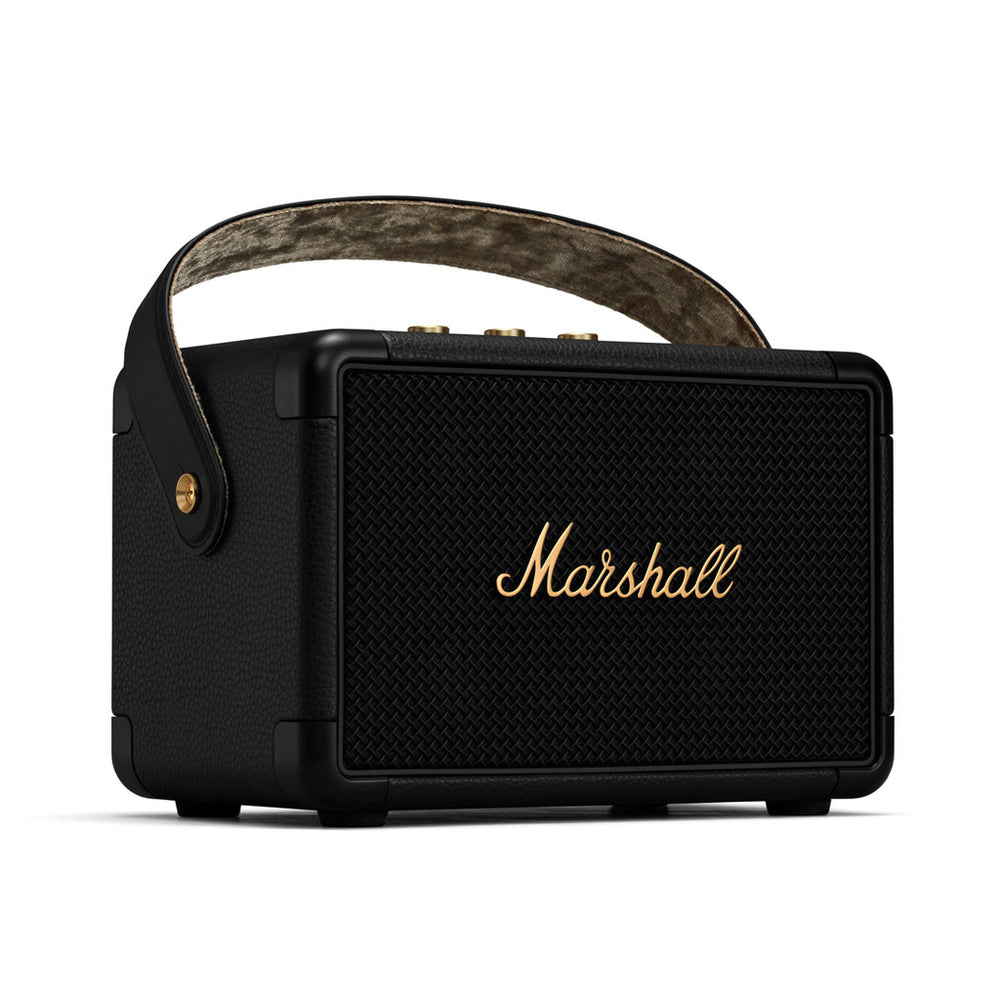 Kilburn II Bluetooth Speaker - Black and Brass