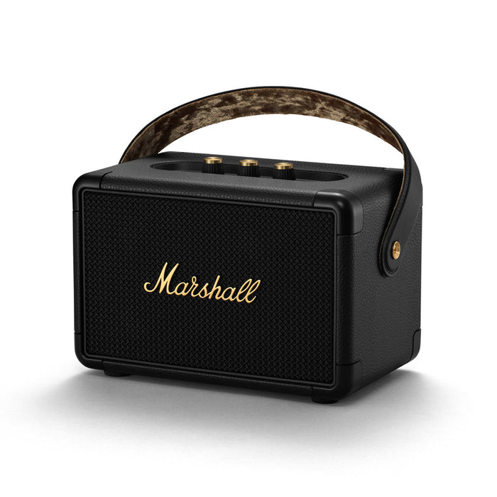 Kilburn II Bluetooth Speaker - Black and Brass