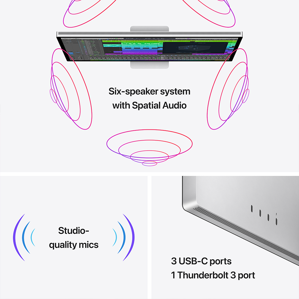 Studio Display with Standard Glass and Vesa Mount Adapter