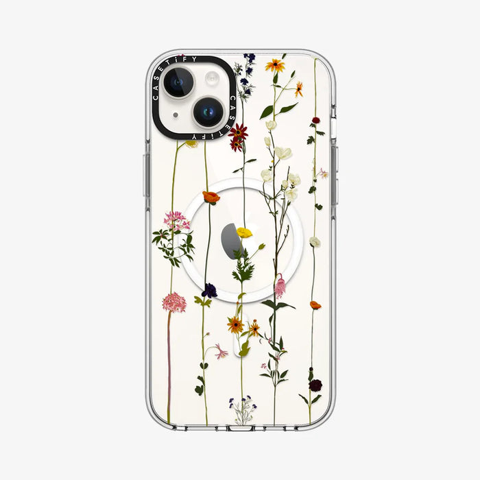 Clear Case MagSafe Floral for iPhone 14 Series - Floral