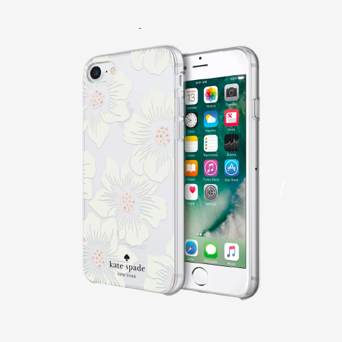 Hollyhock Floral Case for iPhone SE (2nd/3rd Gen)