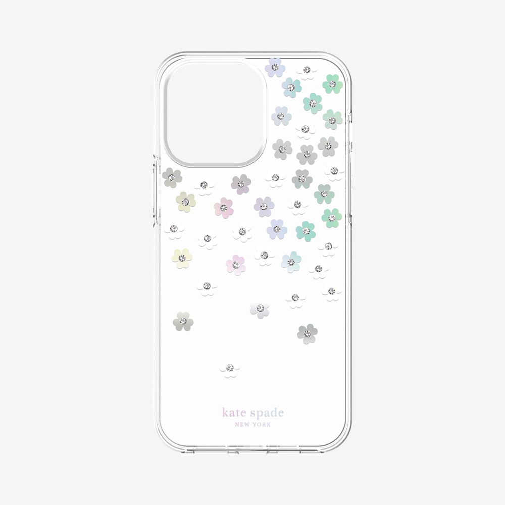 Protective Hardshell Floral Case for iPhone 14 Series - Scattered Flowers