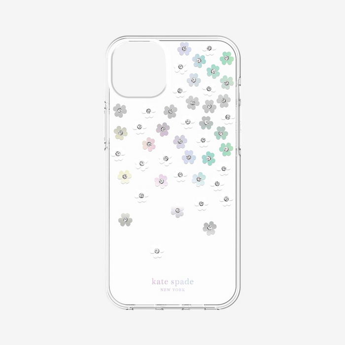 Protective Hardshell Floral Case for iPhone 14 Series - Scattered Flowers