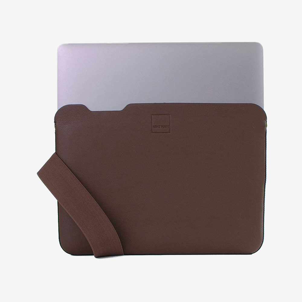 Skinny Leather Laptop Sleeve