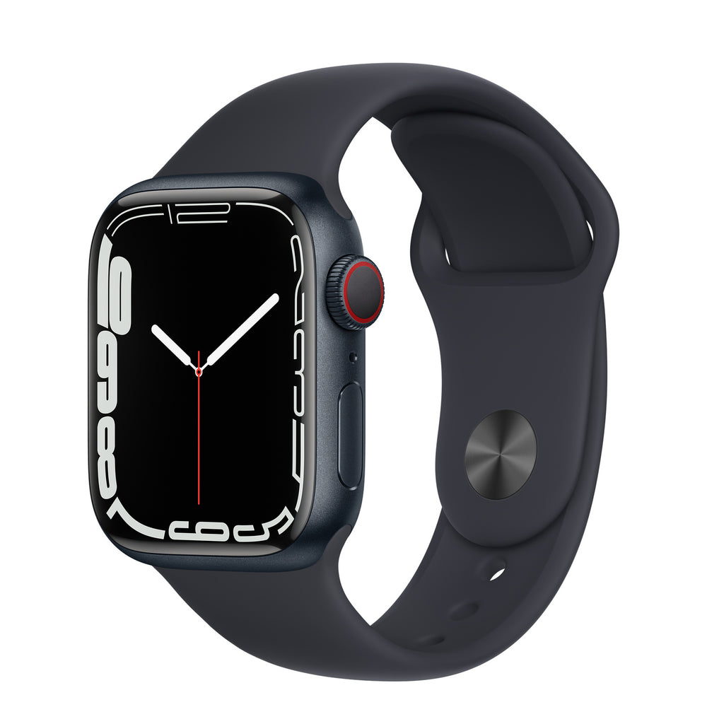Watch Series 7 GPS + Cellular Stainless Steel Sport Band
